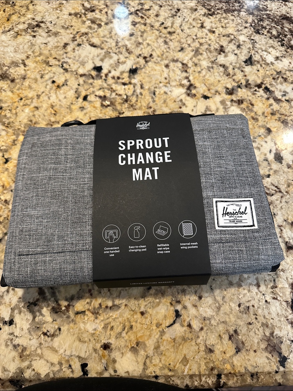 Herschel Supply Company Sprout Change Mat - Gray
